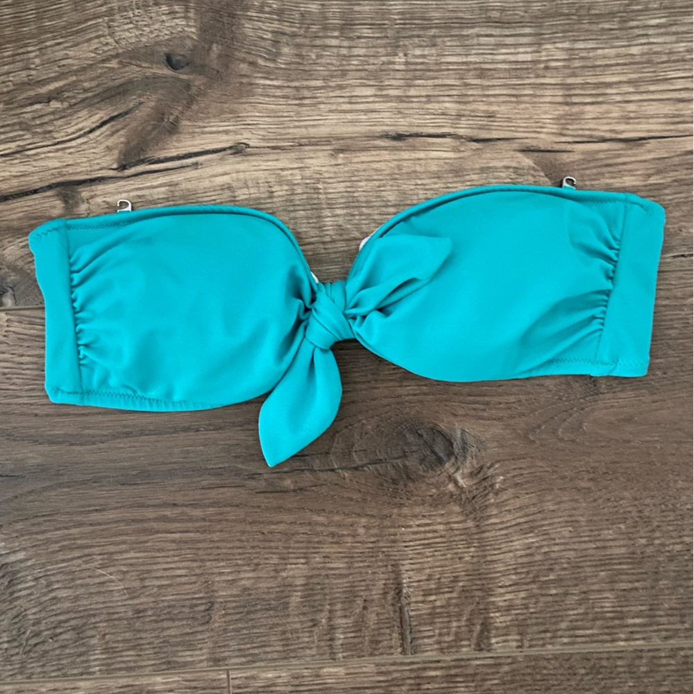 Victoria’s Secret Teal Bandeau Bikini Top